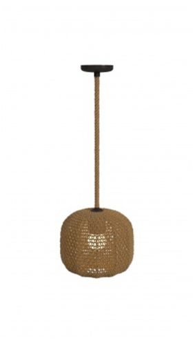 Image 2 Avenue Lighting The Malibu Collection Pendant 9"  Natrual Hemp Rope more views