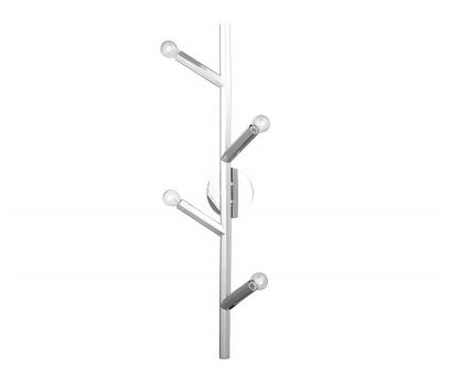 Image 3 Avenue Lighting The Oaks Collection 4 Light Wall Sconce 36" Polished Nickel more views