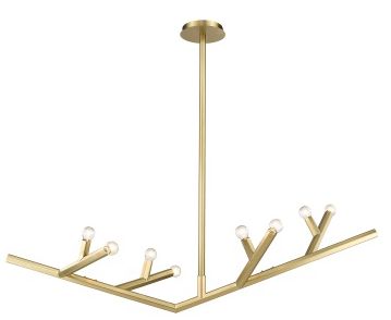 Image 3 Avenue Lighting The Oaks Collection Linear Fixture Brushed Brass more views