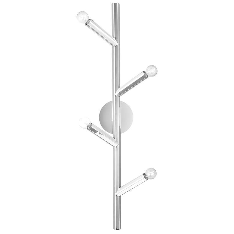 Image 1 Avenue Lighting The Oaks Collection Wall Sconce Polished Nickel