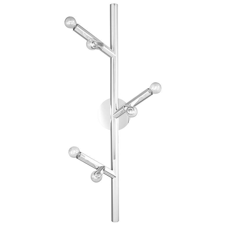 Image 1 Avenue Lighting The Oaks Collection Wall Sconce Polished Nickel
