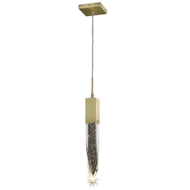 Image 1 Avenue Lighting The Original Aspen Collection 1 Light Pendant Brushed Brass