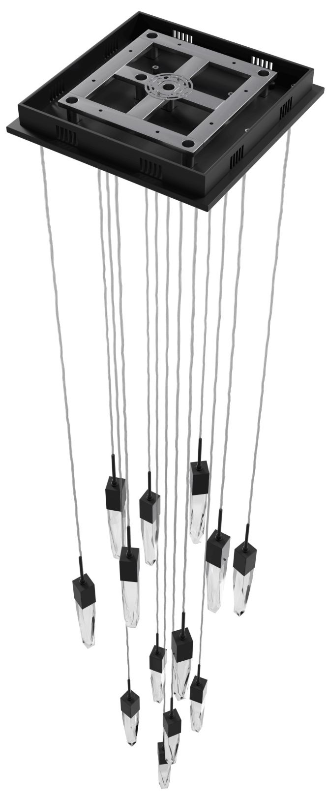 Image 3 Avenue Lighting-The Original Aspen Collection-13 Light Pendant-Black more views