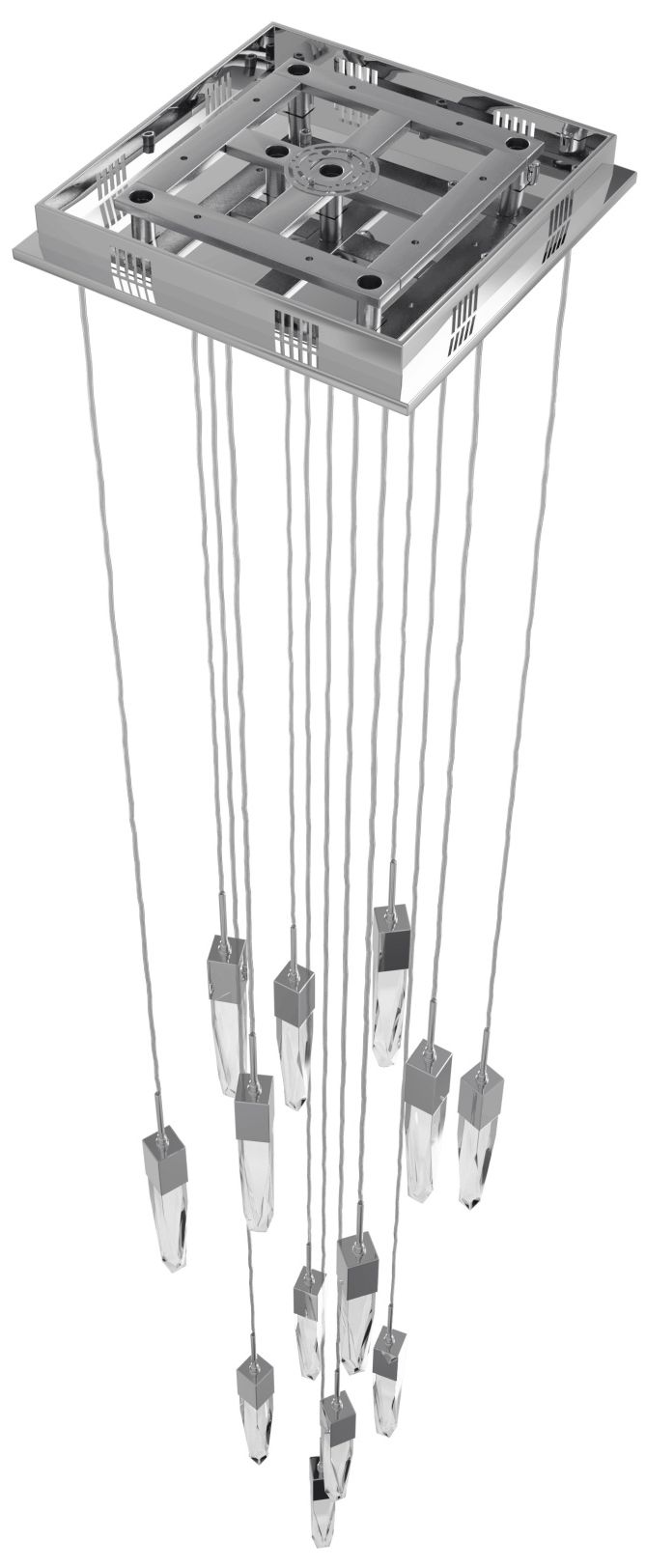 Image 3 Avenue Lighting-The Original Aspen Collection-13 Light Pendant-Chrome more views