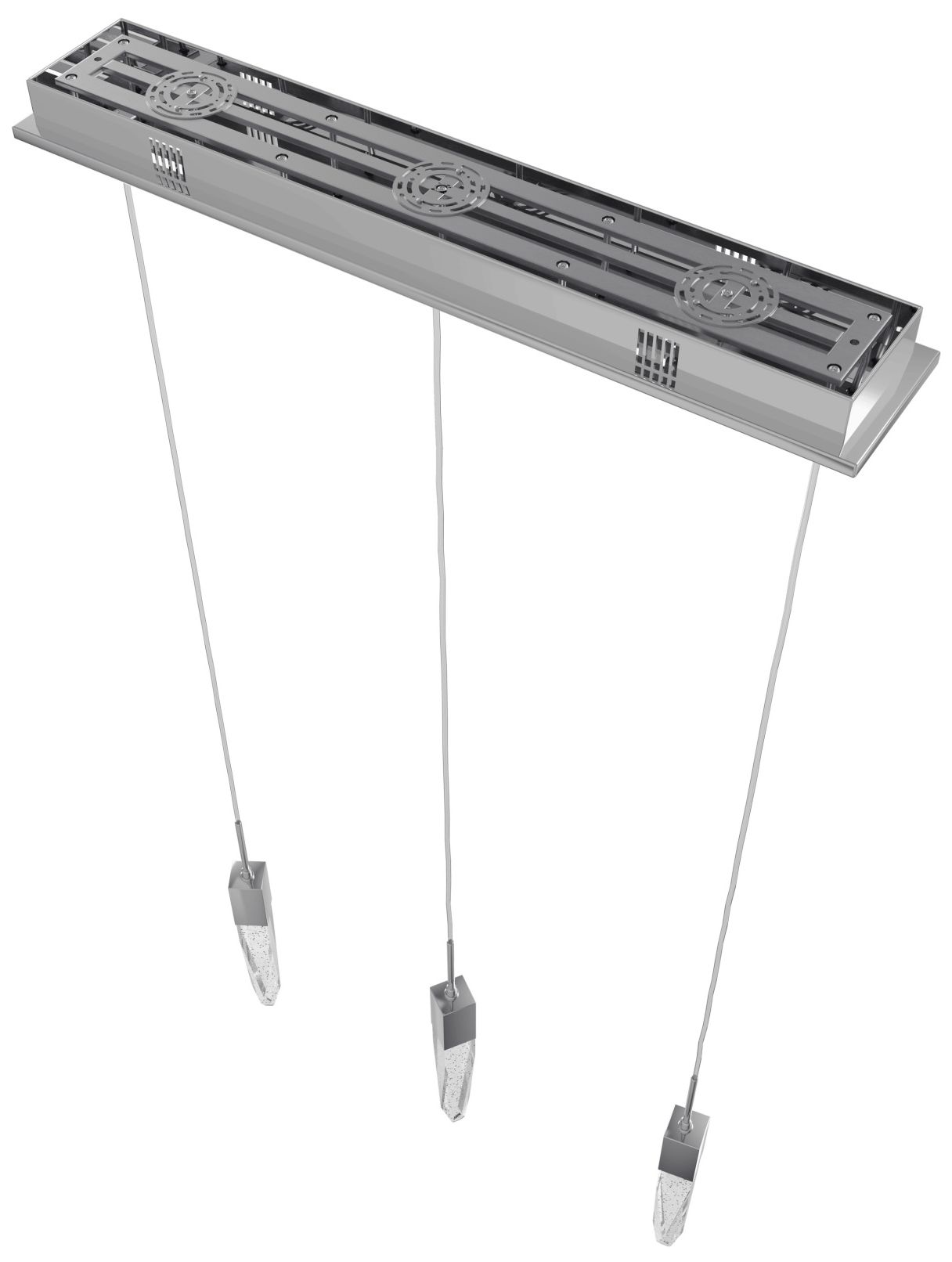 Image 3 Avenue Lighting The Original Aspen Collection 3Light Pendant PolishedChrome more views