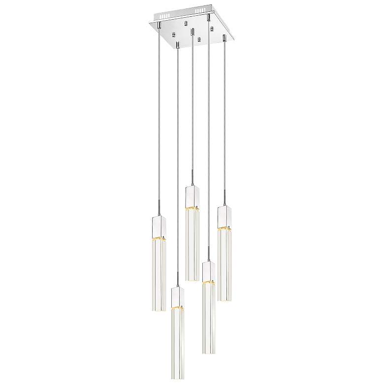 Image 1 Avenue Lighting-The Original Aspen Collection-5Light Pendant Fixture-Chrome