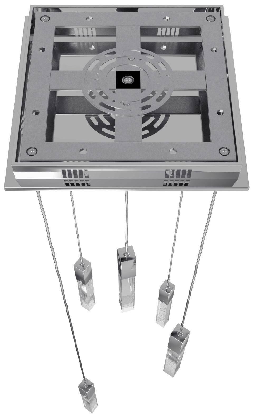 Image 3 Avenue Lighting-The Original Aspen Collection-5Light Pendant Fixture-Chrome more views