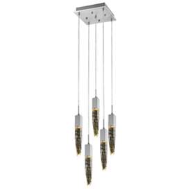 Image1 of Avenue Lighting-The Original Aspen Collection-5Light Pendant Fixture-Chrome