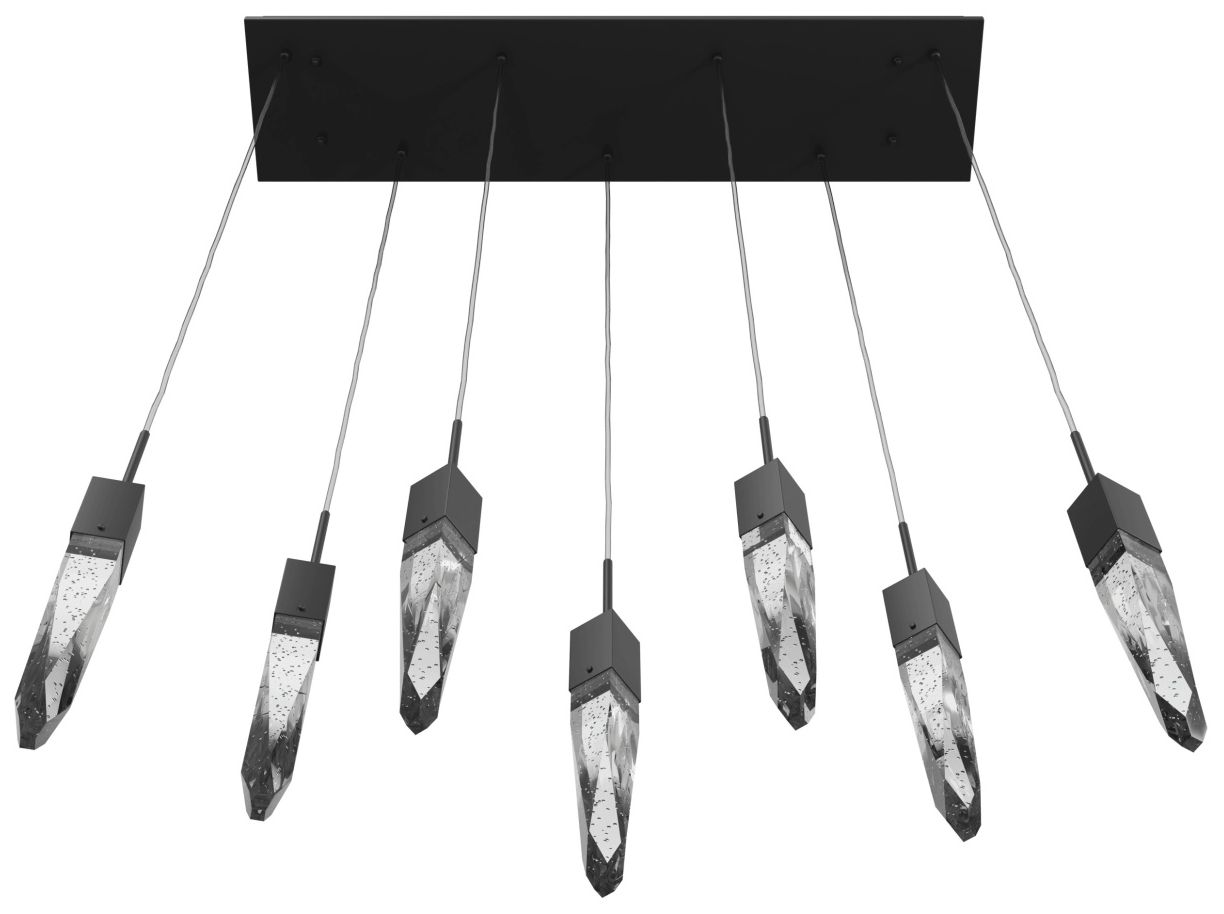 Image 2 Avenue Lighting The Original Aspen Collection 7 Light Pendant 130" Black more views