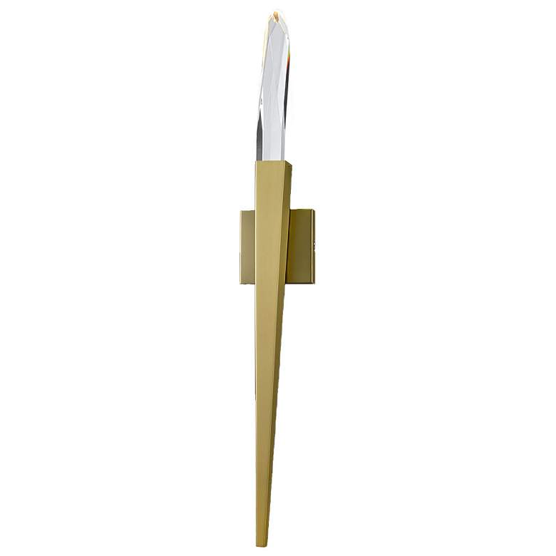 Image 1 Avenue Lighting The Original Aspen Collection Wall Sconce Brushed Brass