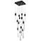 Avenue Lighting-The Original Glacier Collection-13 Light Pendant-Black