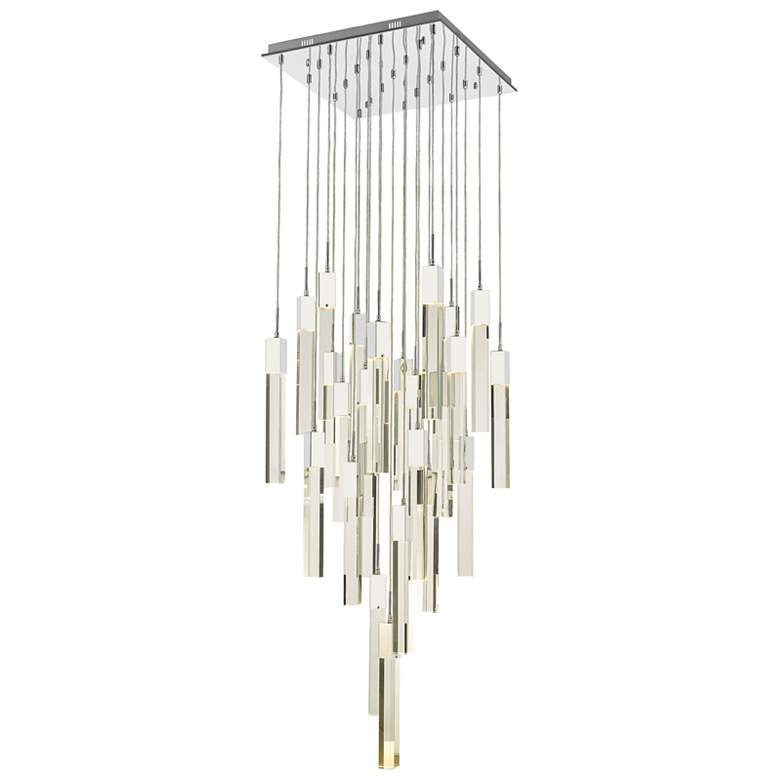 Image 1 Avenue Lighting The Original Glacier Collection 25 Light Pendant Chrome