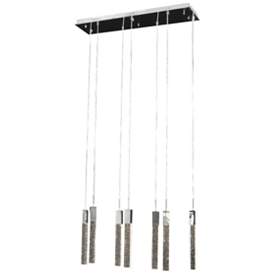 Image1 of Avenue Lighting-The Original Glacier Collection- 7 Light Pendant-Chrome