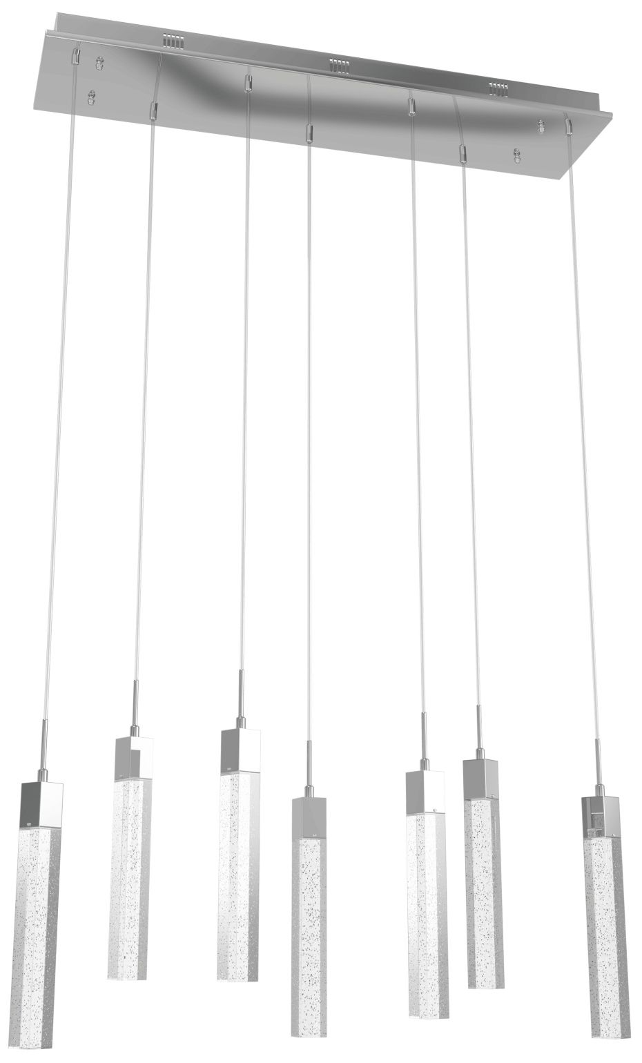 Image 2 Avenue Lighting-The Original Glacier Collection- 7 Light Pendant-Chrome more views