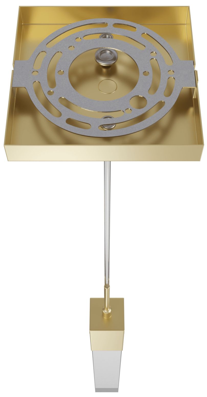Image 3 Avenue Lighting The Original Glacier Collection Pendant Brushed Brass more views