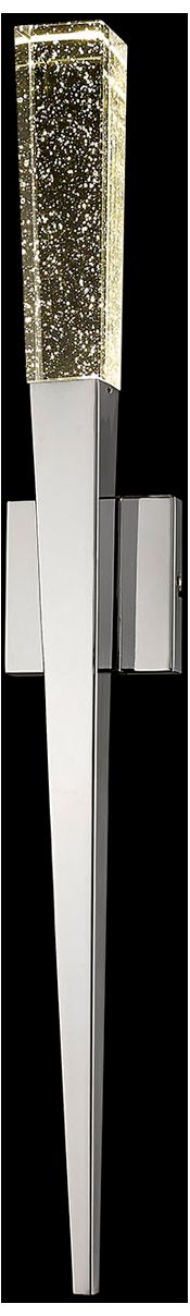 Image 5 Avenue Lighting The Original Glacier Collection Wall Sconce 32" Chrome more views