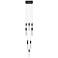 Avenue Lighting The Original Glacier Snow 13 Light Pendant 148" Black