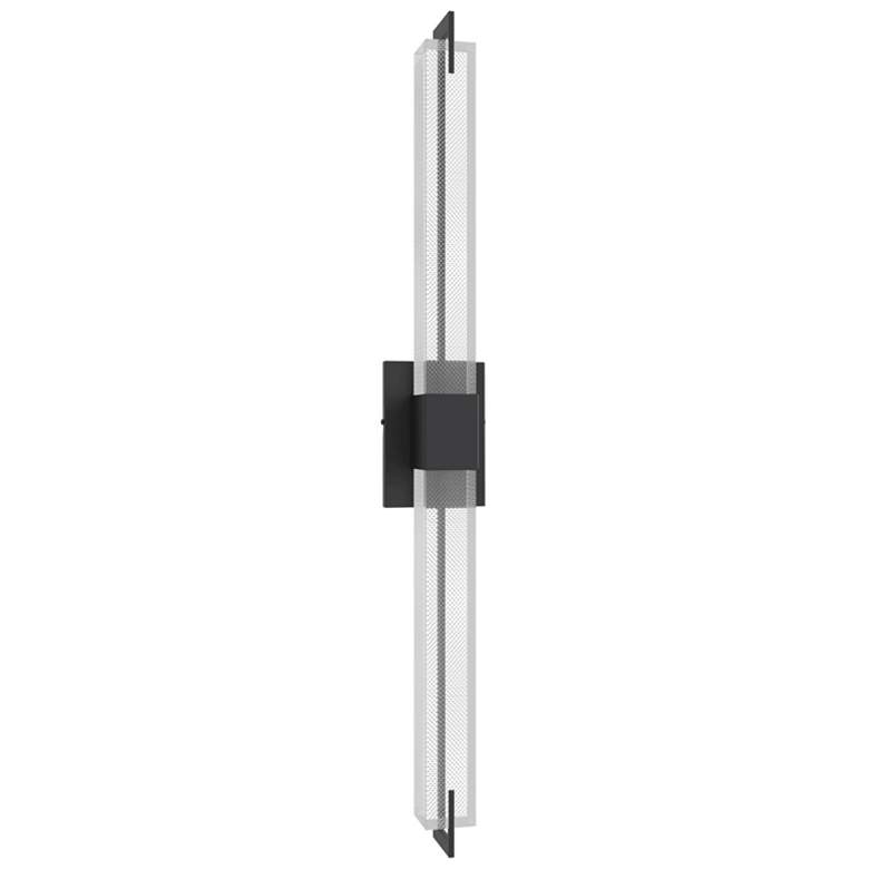 Image 1 Avenue Lighting The Original Glacier Snow Wall Sconce 17" Black