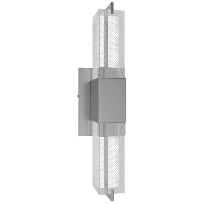 Image 1 Avenue Lighting The Original Glacier Snow Wall Sconce 17" Polished Nic