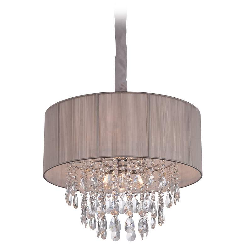 Image 1 Avenue Lighting Vineland Ave. Collection Hanging Chandelier Taupe