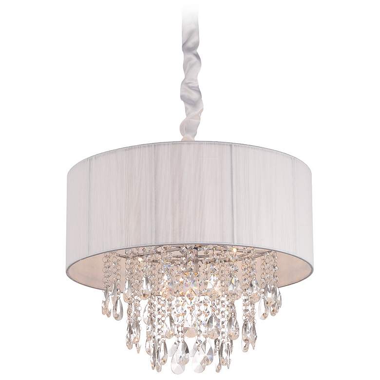 Image 1 Avenue Lighting Vineland Ave. Collection Hanging Chandelier White