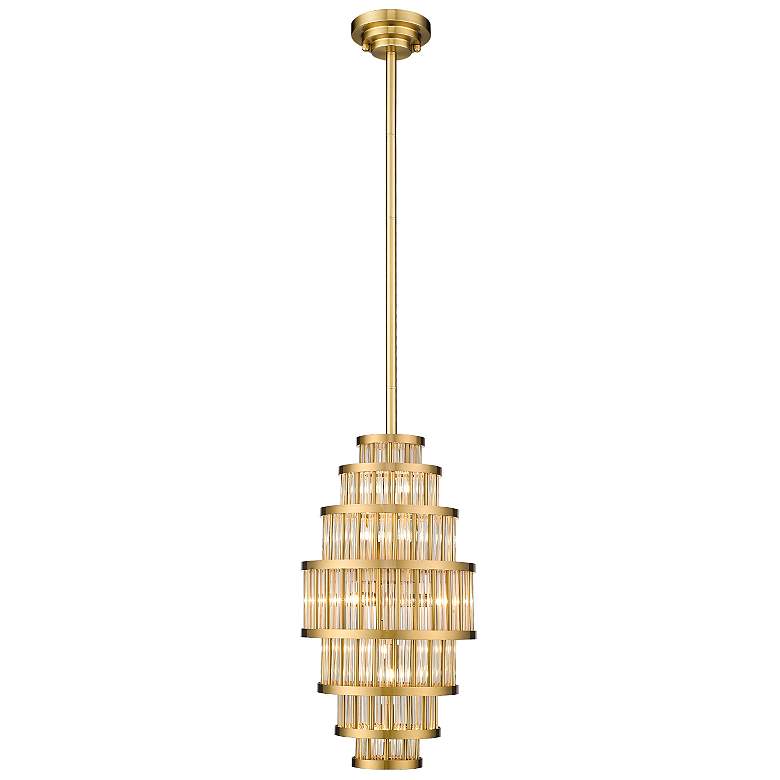 Image 1 Avenue Lighting Waldorf Collection Pendant Antique Brass