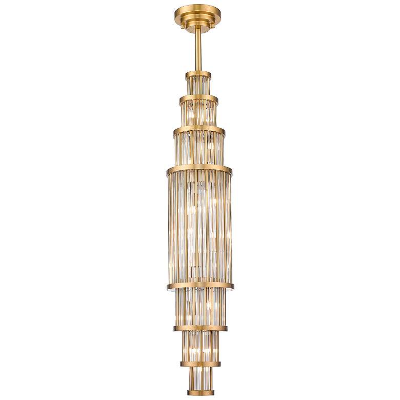 Image 1 Avenue Lighting Waldorf Collection Pendant Antique Brass