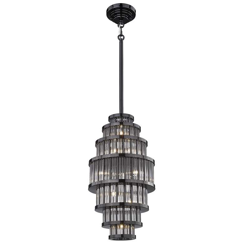 Image 1 Avenue Lighting Waldorf Collection Pendant Polished Gunmetal