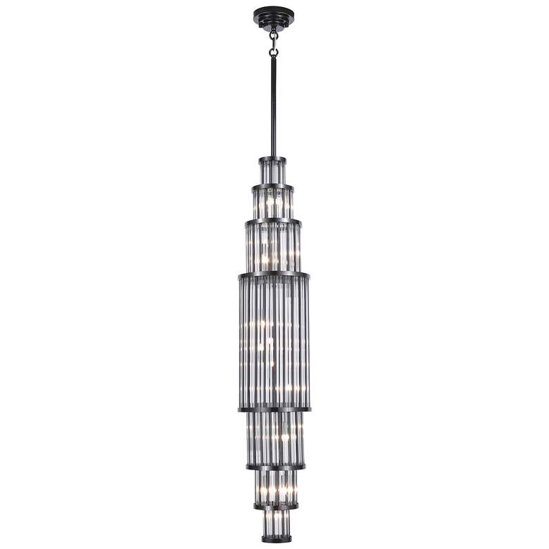 Image 1 Avenue Lighting Waldorf Collection Pendant Polished Gunmetal