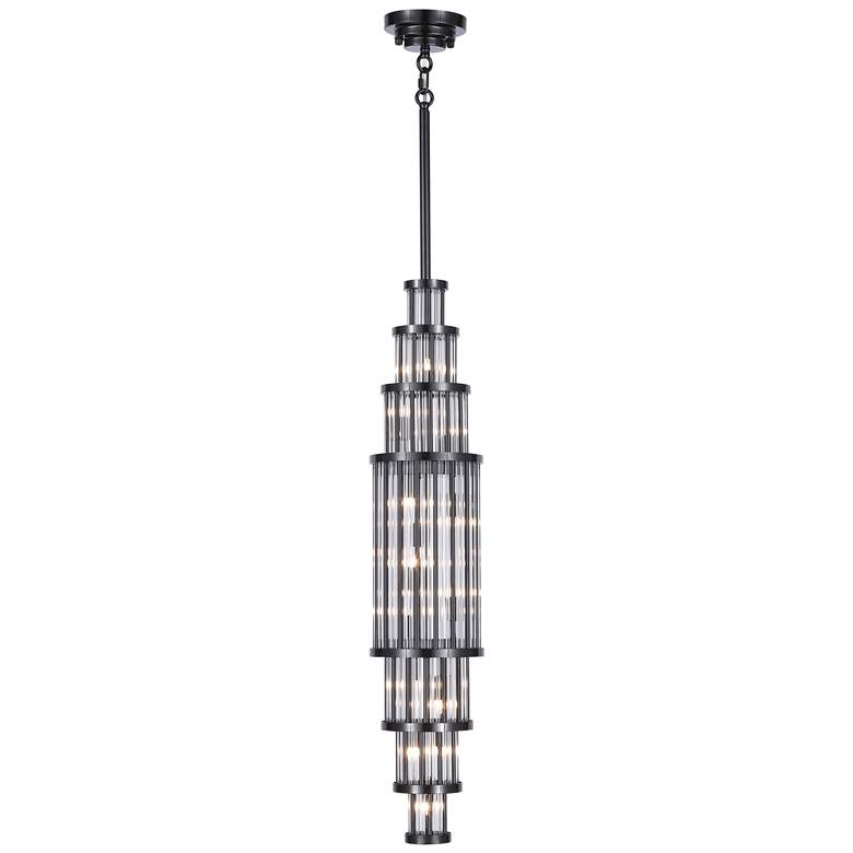 Image 1 Avenue Lighting Waldorf Collection Pendant Polished Gunmetal