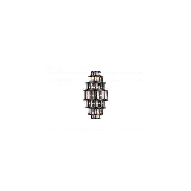 Image 2 Avenue Lighting Waldorf Collection Wall Sconce 22" Polished Gunmetal more views