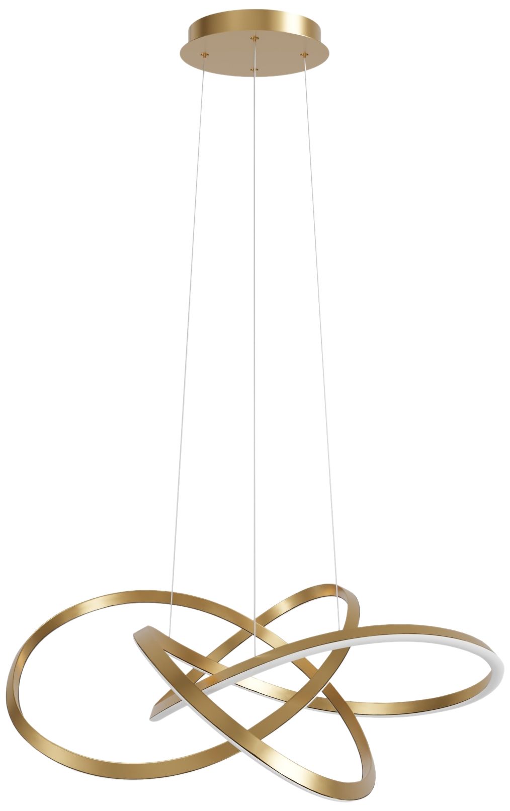 Avenue Lighting Windsor 36"W 5-CCT LED Pendant in Golden Bronze