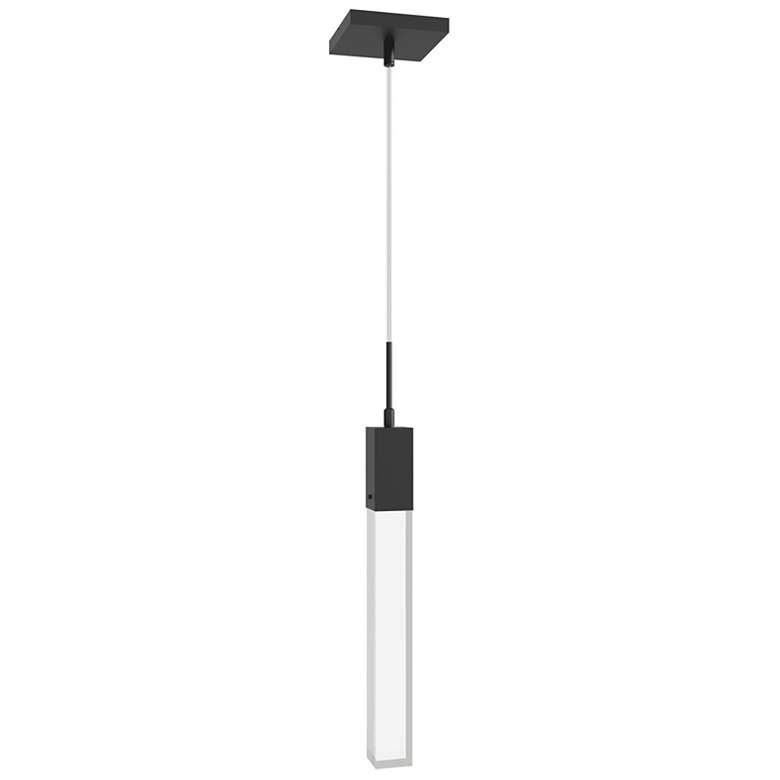 Image 2 Avenue Original Glacier 2" Wide Matte Black LED Mini Pendant more views
