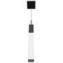 3_Avenue Original Glacier 2" Wide Matte Black LED Mini Pendant more views