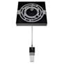 4_Avenue Original Glacier 2" Wide Matte Black LED Mini Pendant more views