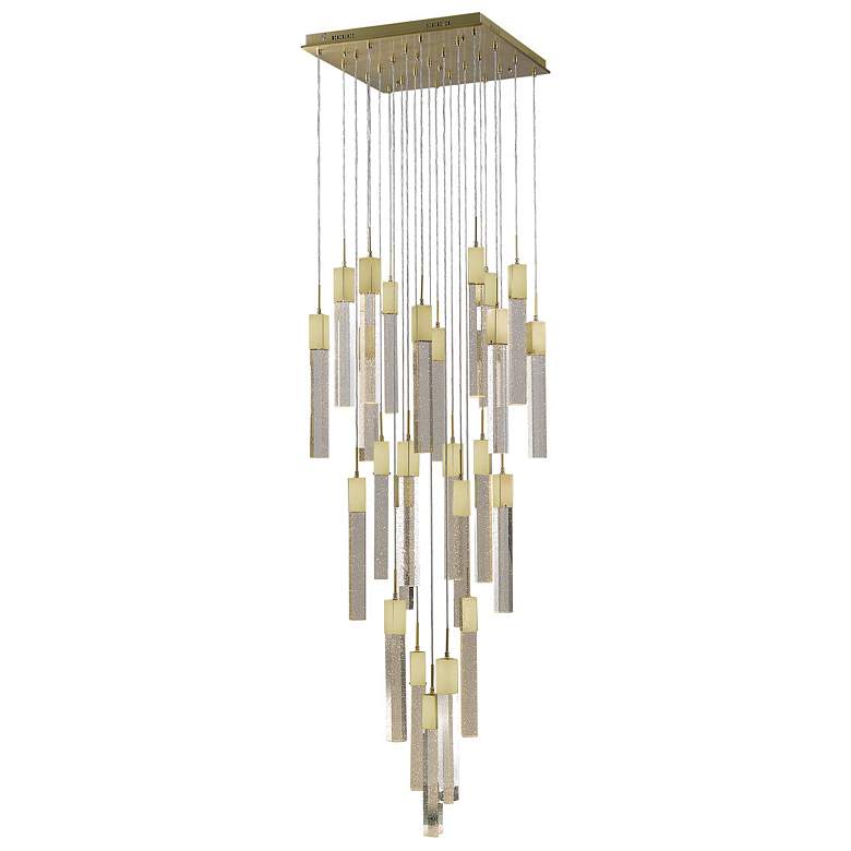 Image 1 Avenue Original Glacier 36"W Brass Multi-Light LED Pendant