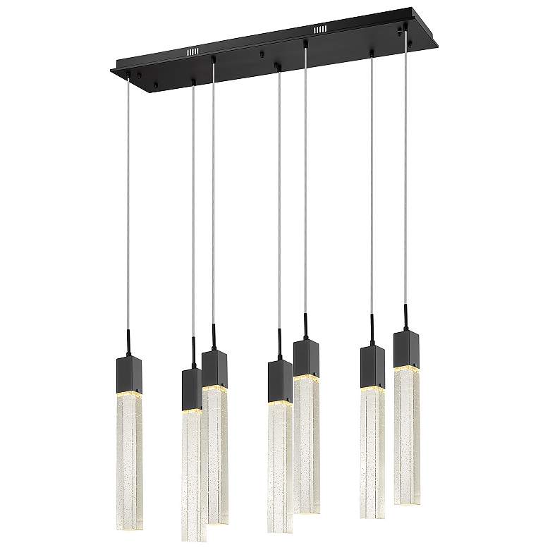Image 1 Avenue Original Glacier 47"W Black Multi-Light LED Pendant