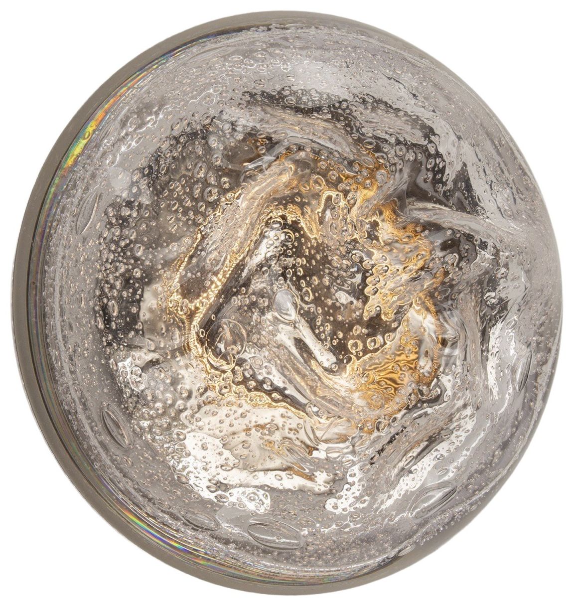 Avenue Outdoor 10"H 3000K LED Wall Sconce with Wavy Clear Glass