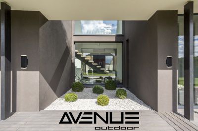 Image 2 Avenue Outdoor 10"H Up/Down 3000K LED Wall Sconce in Black more views