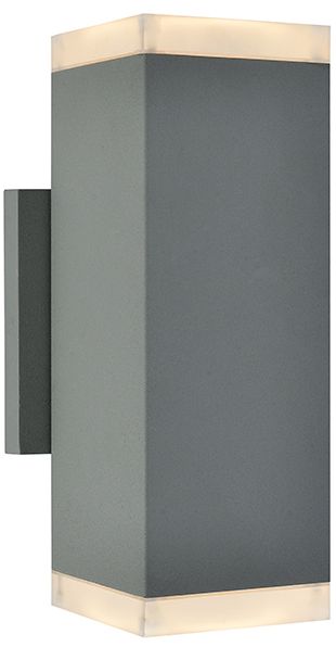 Avenue Outdoor 10"H Up/Down 3000K LED Wall Sconce in Silver