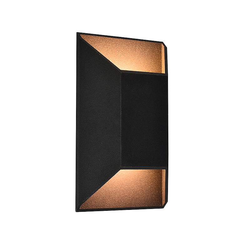Image 1 Avenue Outdoor 12" High Black LED Outdoor Wall Light