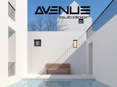 Image 4 Avenue Outdoor 12"H 3000K LED Wall Sconce in Black/Ribbed Glass more views