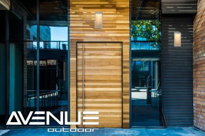 Image 4 Avenue Outdoor 12"H 3000K LED Wall Sconce in Silver/Ribbed Glass more views
