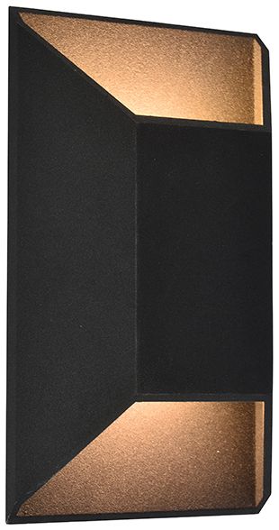 Avenue Outdoor 12"H Rectangular 3000K LED Wall Sconce in Black