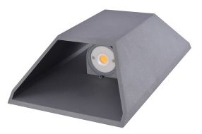Image 2 Avenue Outdoor 12"H Rectangular 3000K LED Wall Sconce in Silver more views