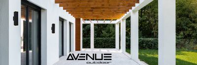 Image 2 Avenue Outdoor 12"H Up/Down 3000K LED Wall Sconce in Black more views