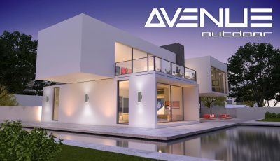 Image 2 Avenue Outdoor 12"H Up/Down 3000K LED Wall Sconce in Silver more views