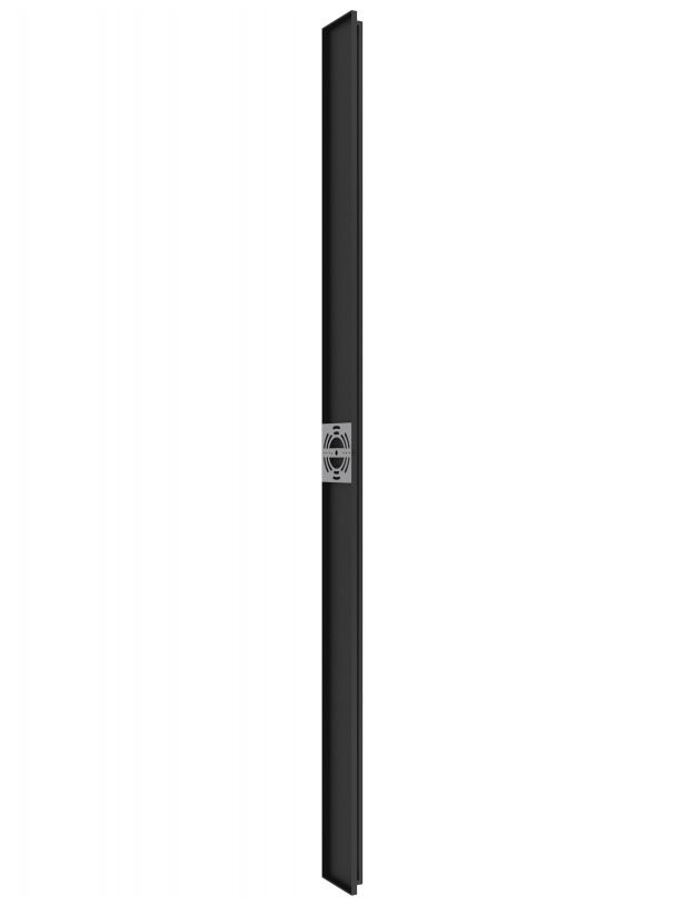 Image 3 Avenue Outdoor 12"W 3000K LED Pillar Mount in Black/Ribbed Glass more views