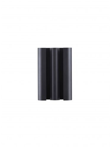 Image 2 Avenue Outdoor 13"H Ripple Frame LED Wall Sconce in Black more views