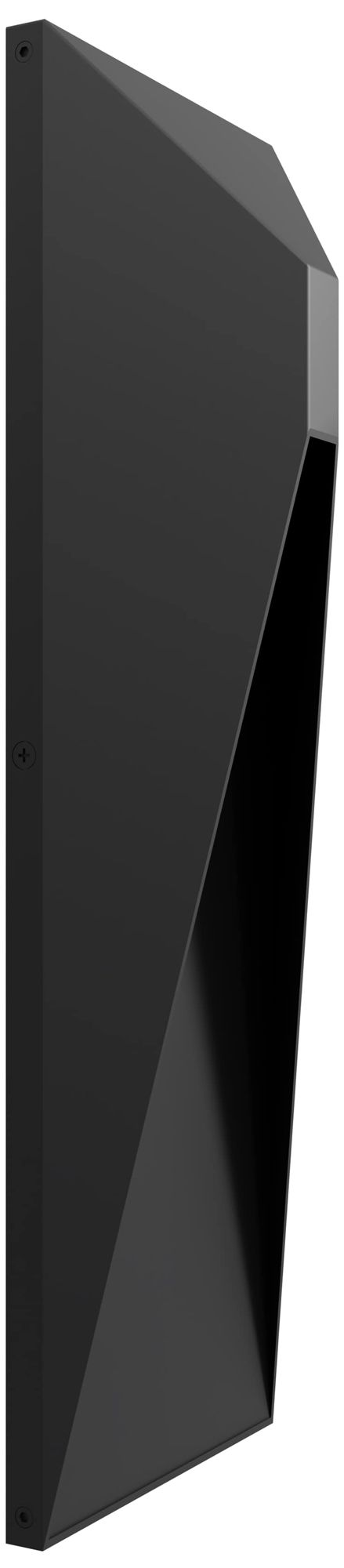 Image 2 Avenue Outdoor 14"H 5-CCT Rectangular LED Wall Sconce in Black more views